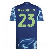 Ajax Steven Berghuis #23 Fußballbekleidung Auswärtstrikot 2025-26 Kurzarm